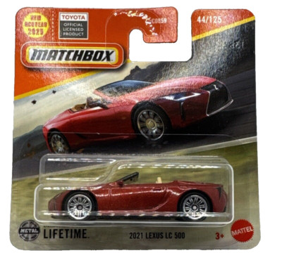 Matchbox 2021 Lexus LC 500 rot C0859 Nr 44/125 neu und ungeöffnet