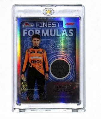 2024 Topps Finest Formula 1 Lando Norris Formulas 13/99 Suit Patch Relic Card 