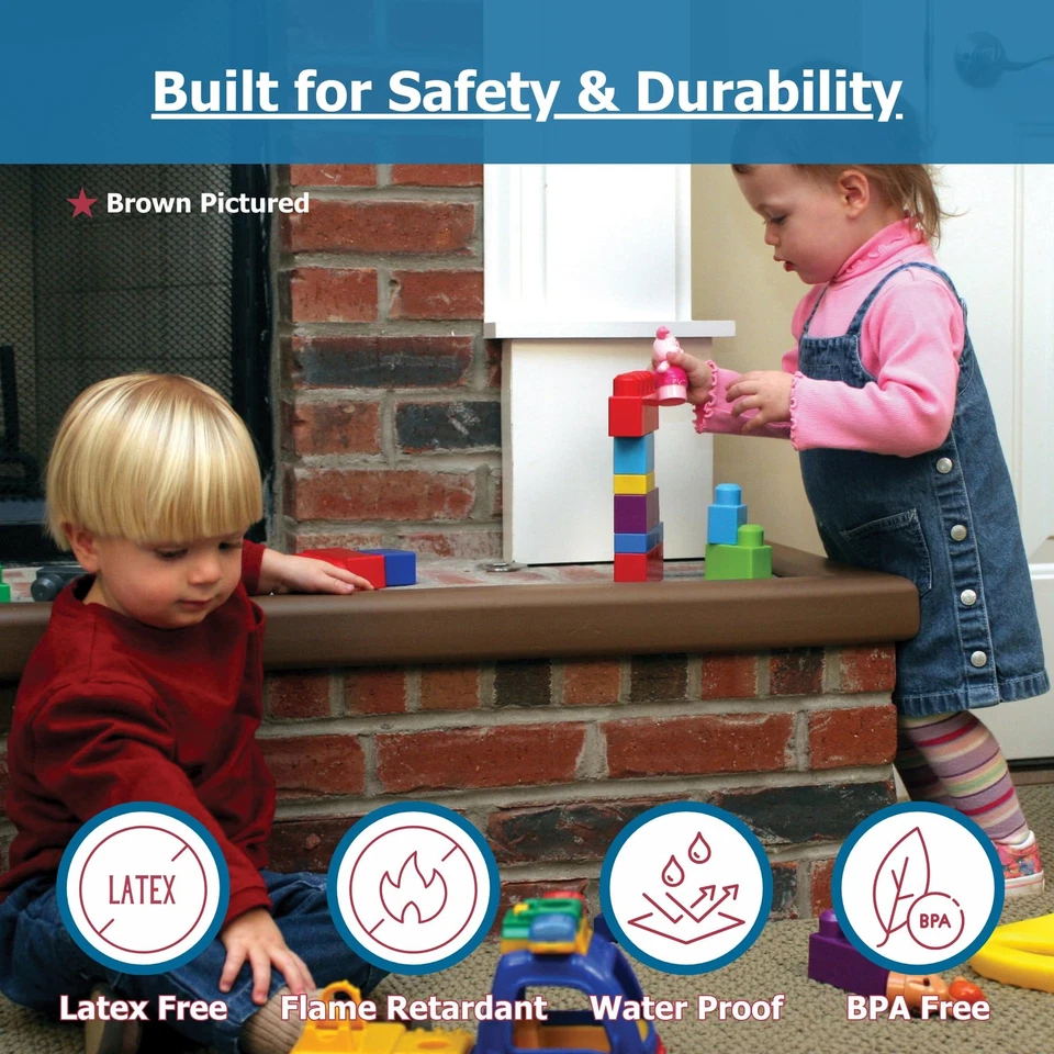 Kit de almohadillas para el hogar pequeñas SPK - Chimenea a prueba de bebés - Chimenea con respaldo adhesivo... Foto 4 de 4