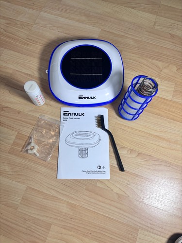 ENHULK P125 Solar Pool Ionizer - Eco-Friendly Water Purifier for Pools Up to 45,