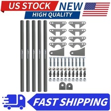 Rear Parallel 4 Link Suspension Kit 24 Bars For Hot Rod Rat Trucks Weld-on