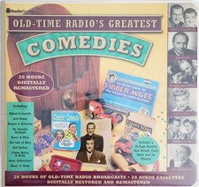 2002 Radio Greatest Comedies 20 Cassette Tape Box Set Complete 20 Hours