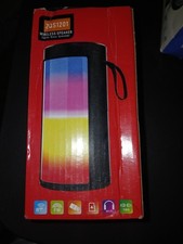 ZQS1201 Wireless Bluetooth Speaker Super Bass FM TWS LED Hi-Fi USB 5W - Black