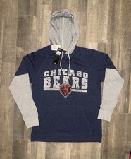 Chicago Bears NFL Team Apparel Hooded Sweatshirt Hoodie Adult Medium New Tags