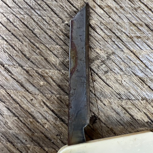 Coltello pubblicitario promozionale vintage HOWARD INDUSTRIES LOS ANGELES RAZOR USA - Foto 5 di 7