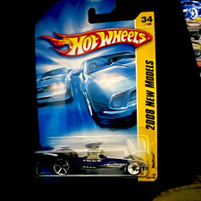 Hot Wheels 2008 New Models Madfast 1:64 Diecast Car Blue/Silver Unopened