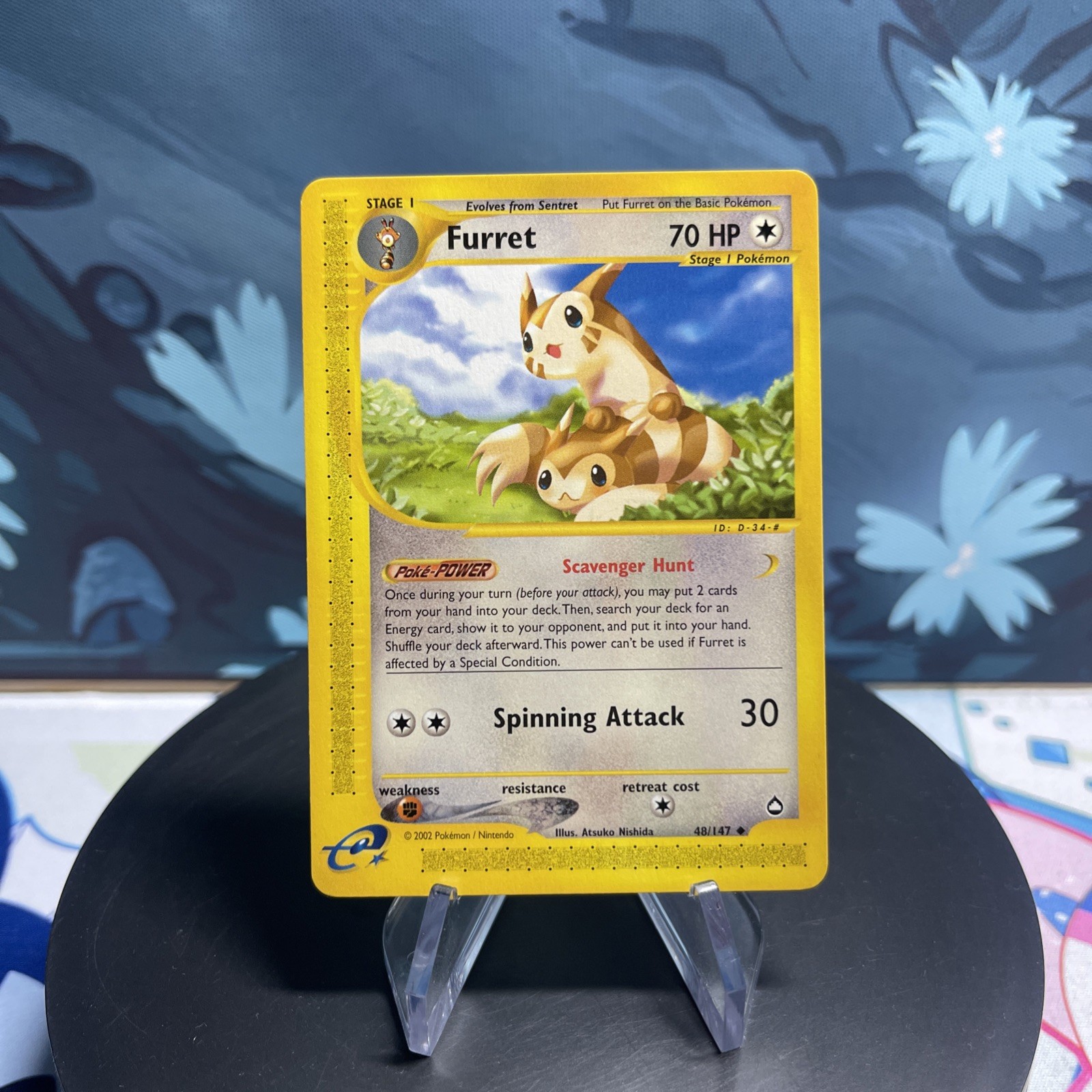 Pokemon Furret 48/147 Aquapolis E Series NM