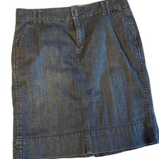Gap navy denim skirt size 8
