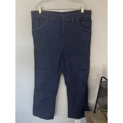 Vintage Unknown Brand Darker Wash Jeans Straight Leg 36'' Waist x 29.25'' Length