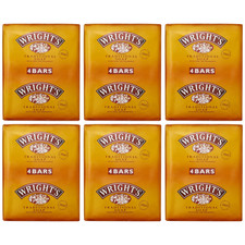 Wright's Coal Tar Soap for everyday skin cleansing 4 bars || 100g X6