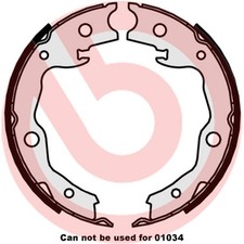 BREMBO Bremsbackensatz Feststellbremse S 56 545 für NISSAN RENAULT TRAIL QASHQAI