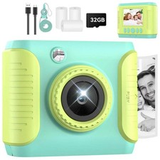Instant Print Camera for Kids,2.4 Inch Screen Kids Instant Cameras, Christmas...