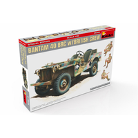 Bantam 40 Brc With British Crew Kit 1:35 Miniart Kit Mezzi Militari -D- Neues Mo