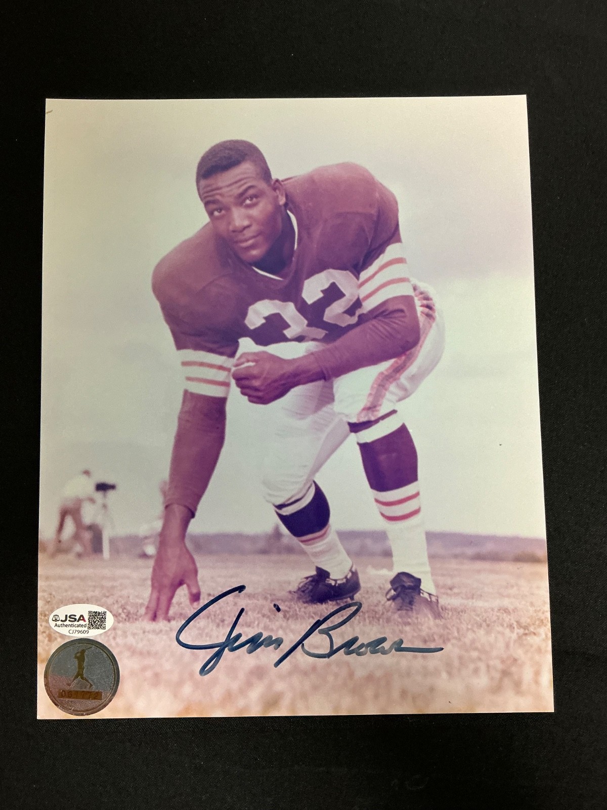 Jim Brown Autographed Signed Auto 8x10 Photo Cleveland Browns JSA Cert 609 