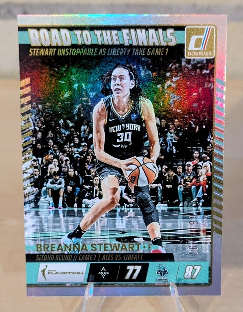 2025 Panini Donruss WNBA Road to the Finals Second Round Breanna Stewart #1 /199