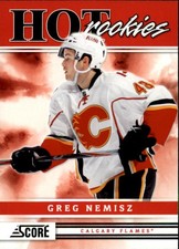 2011-12 Score #503 Greg Nemisz HR RC Rookie Card. rookie card picture