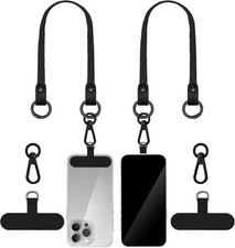 Stretchy Phone Lanyard Tether, 2 Pack Phone Leash Anti-Theft Phone Strap for Ant