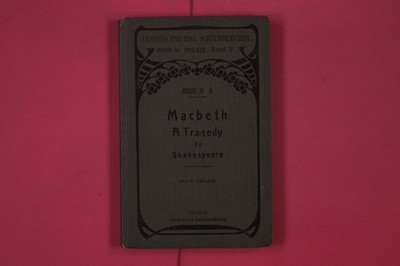 299464 Shakespeare MACBETH Rengersche Buchhandlung A Tragedy HC
