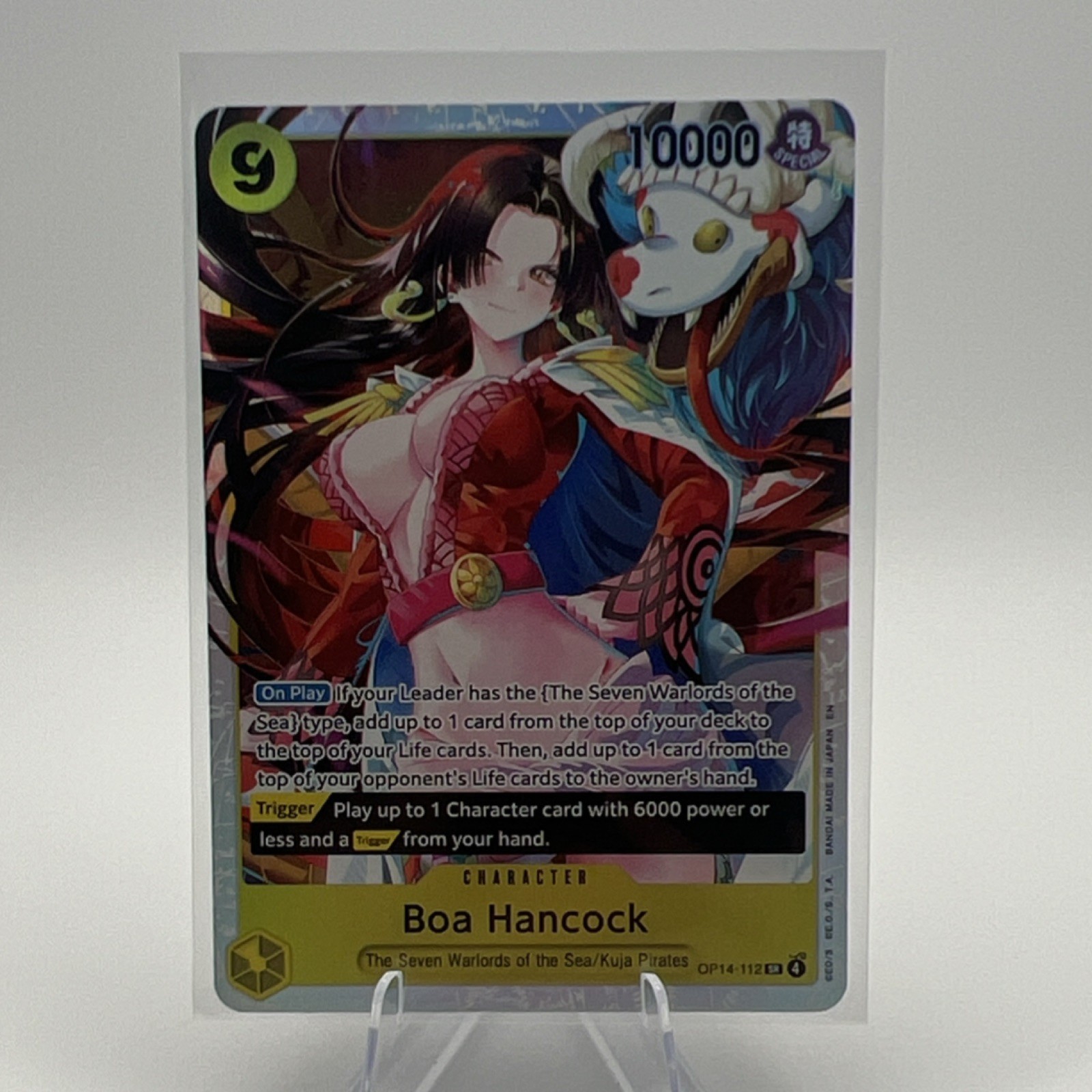 Bandai Boa Hancock-Op14-112 OP14-112 The Azure Sea's Seven Special One Piece CCG