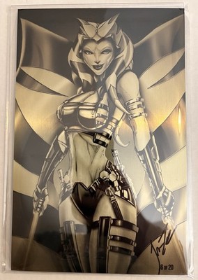 White Widow 4 | Ahsoka Gold Metal VAR LTD 6/20 | Jamie Tyndall Sig W/ Metal COA