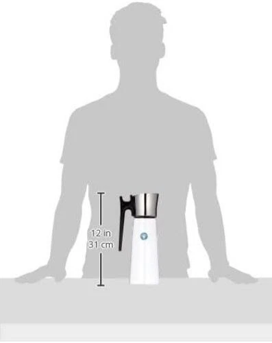 WMF Water Jug Basic 1,5L Height 31 cm Close-Up Closure Glasss Cromargan® Stainle - Image 3 of 4