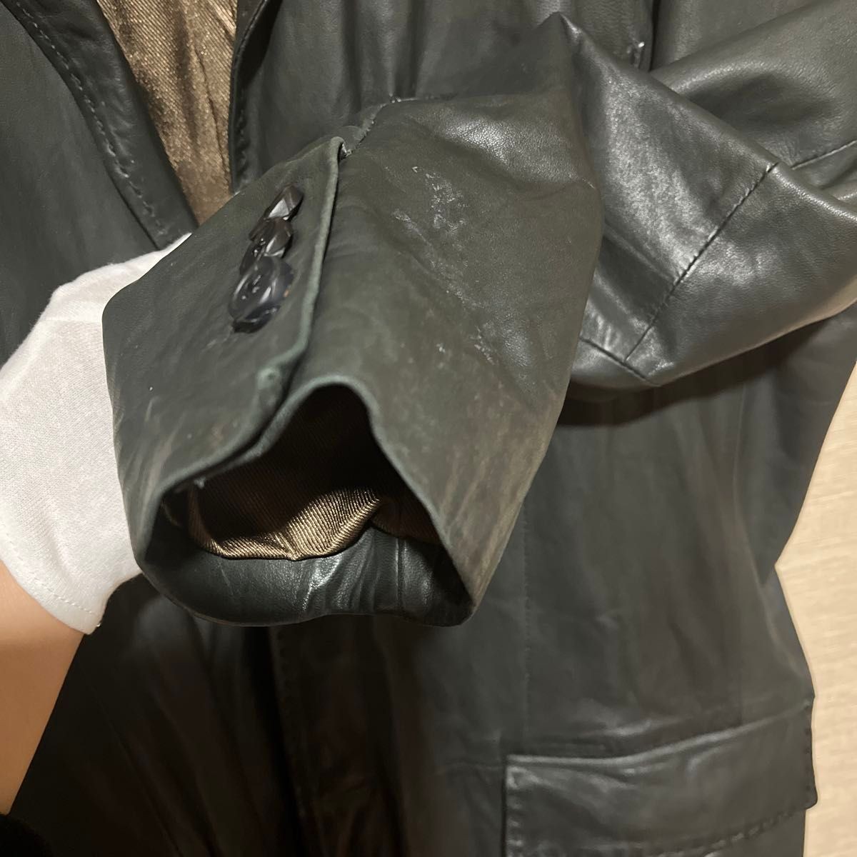 UNIVERSAL LANGUAGE leather jacket tailored jacket… - image 14