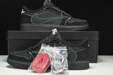 Black Phantom Travis Sc0tt AJ1 Retro DM7866-001 Men's Size US 7-12