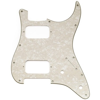 Musiclily Pro 11 Loch HH Schlagbrett Runde Ecke 2-Pot für Squier Strat Gitarre