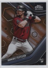 2023 Topps Chrome Black Orange Refractor 17/25 Dominic Fletcher #82 00em