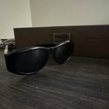 Versace Sunglasses Black Vintage Gianni Gold Vector Greek Logo Mod T24 Col 852