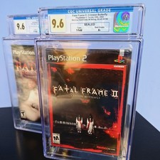 Fatal Frame 1 & 2 Crimson Butterfly PS2 CGC 9.6 A+ Sealed Graded Bundle Lot