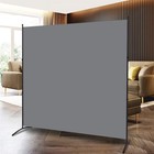 Room Divider 6Ft Folding Privacy Screens, Partition Room Dividers w/Freestand.