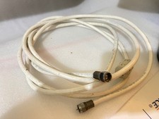 10 Feet of White RG6 Coaxial Cable for Internet, HD TV, Satellite, Antenna 1H 