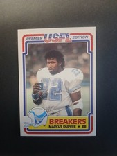1984 Topps USFL - Marcus DuPree - Rookie Card (RC) #76. rookie card picture
