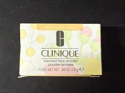 Clinique Blended Face Powder - 03 Transparency - .88 oz / 25 g - New in Box