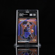 2023 Panini Prizm Monopoly LeBron James AllStar Brown Prizm Serial 48/249 TAG 10