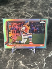 2025 Topps Chrome RJ Harvey SP Image Variation Refractor Denver Broncos