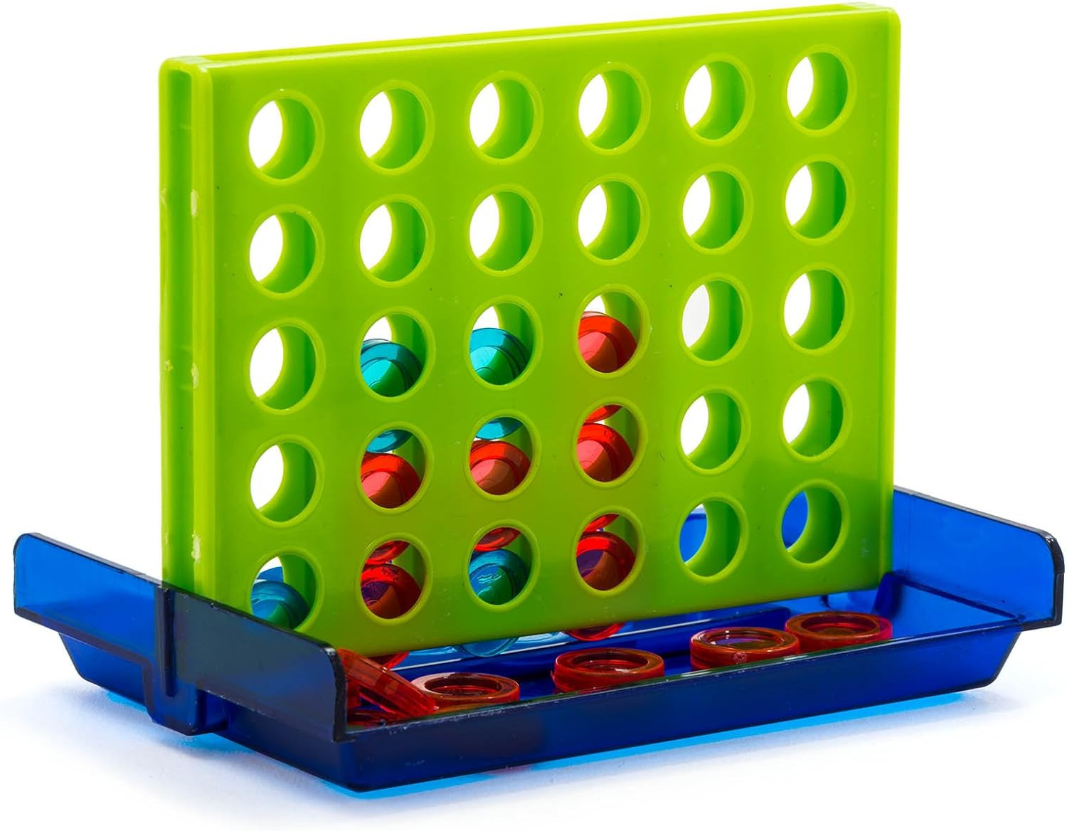 Pocket Travel Mini Four in a Row Game (24 Units) Pocket Size Travel Games