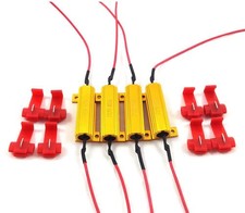 4x 50w 6 Ohm Load Resistor Fix Led Bulb Fast Hyper Flash Turn Signal Blink F16 4x 50w 6 Ohm Load Resistor Fix Led Bulb Fast Hyper Flash Turn Signal Blink F16