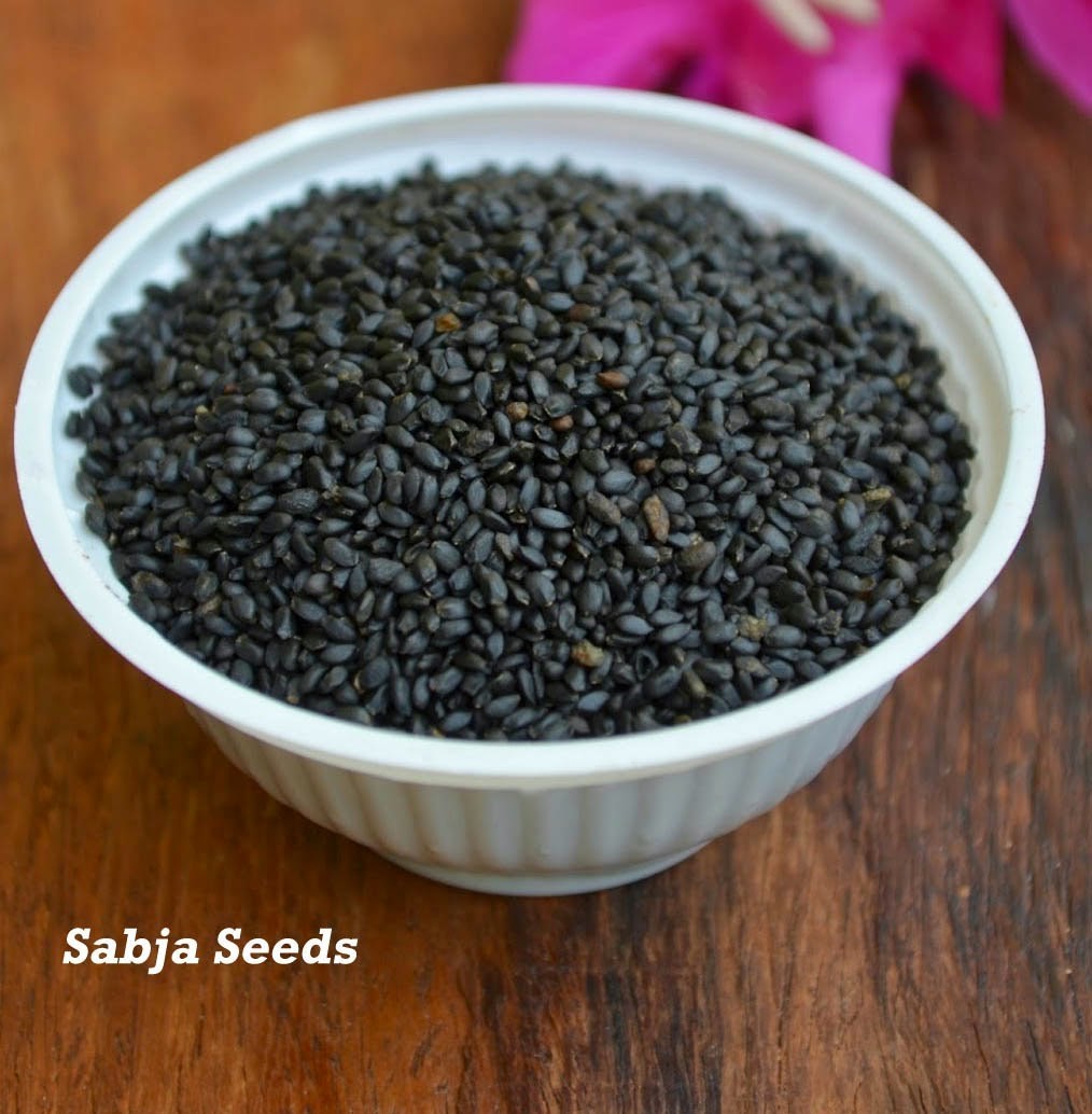Sabja Tukmaria Tulsi seed whole Ocimum Sanctum-Holy Basil Or