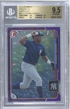 2015 Bowman Prospects Purple Ice 36/50 Dermis Garcia #BP13 BGS 9.5 GEM MINT 1v3