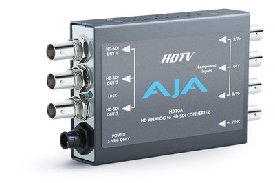 AJA HD10A HDTV 10-Bit Analog to Digital Converter