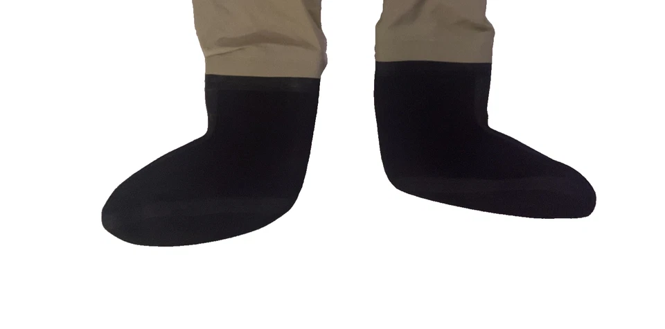 Hodgman Nylon Chest Fishing Waders Tan Adjust Suspenders Sz M Model W400-000 - Image 3 of 4