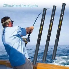 Telescopic Fishing Rod Carbon Fibre Style Portable Carp Fishing Pole 1.8-4.5m