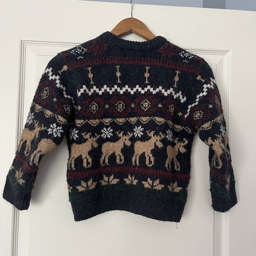 Zara Pullover Sweater Boys With Nordic Patterns Size 6/7 - Picture 3 of 7