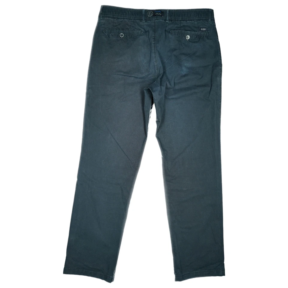 Eurex BRAX 54 L34 Jeans Hose d. Blau Herren 320 Stretch Straight Chino Stoff W38 - Bild 3 von 4