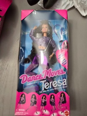 Barbie DANCE MOVES TERESA Doll 1994 Mattel 13084 DISCO Action Moving Arms NIB