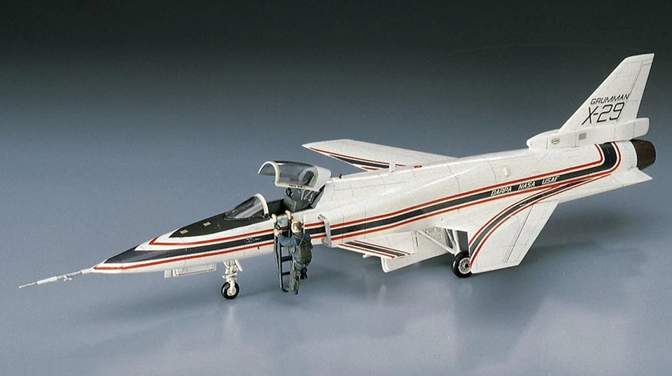 Kit Modelo Hasegawa Escala 1:72 X-29A Foto 2 de 4