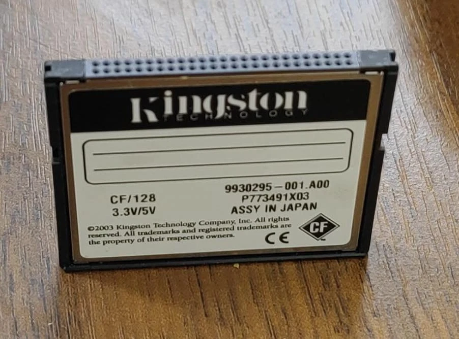 Kingston memory card CF/128 compact flash memory card 128 MB 9930295-001.A00 - Image 2 of 2