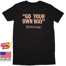 Vintage Fleetwood Mac Go Your Own Way T-Shirt, Rock Band Retro Music Tee
